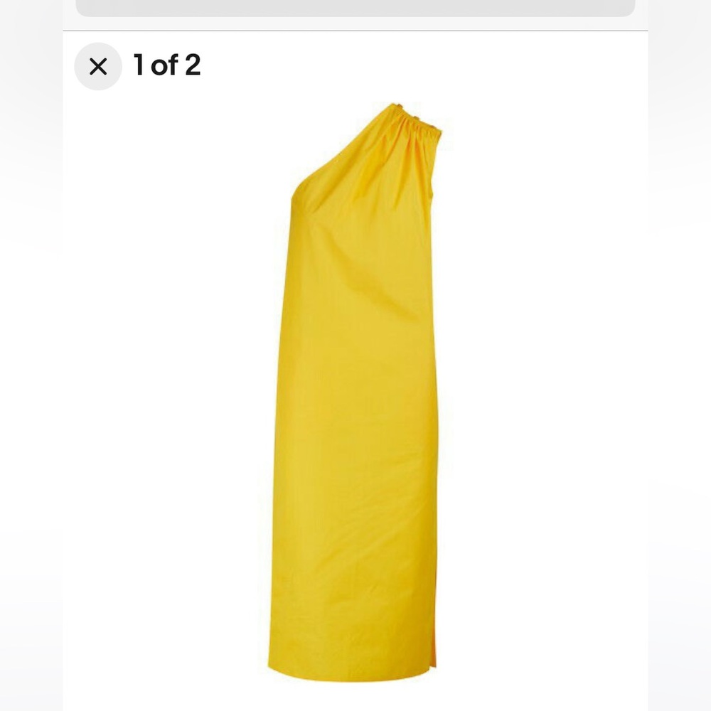 Max Mara one shoulder dress